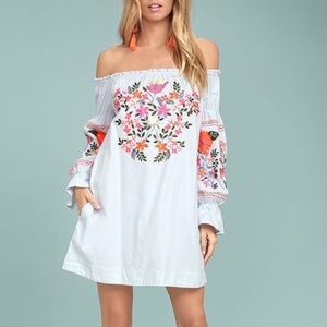 Free People Embroidered Dress
